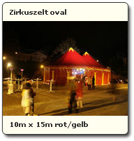 10m x 15m Zirkuszelt