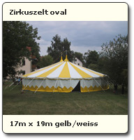 17m x 19m Zirkuszelt