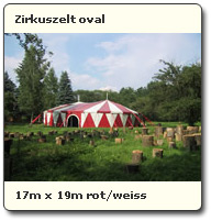 17m x 19m Zirkuszelt